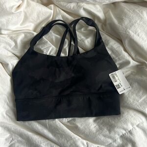 COPY - Lululemon energy bra long line in camo